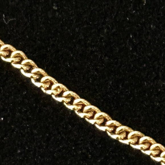 Chanel 01A COCO Gold Coloured Chain Necklace with Black Rhinestones - Picture 6 of 13